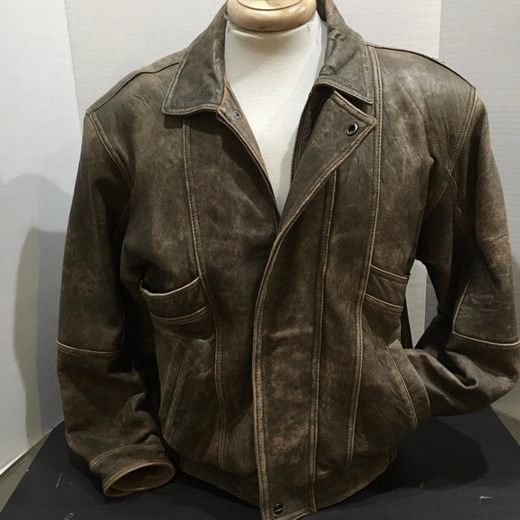 NEW SNAP-ON RETRO GENUINE LEATHER BOMBER INSULATED JACKET COAT NWT!!! LARGE